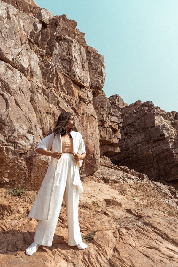 Ahmev — Raglan Sleeve Dress