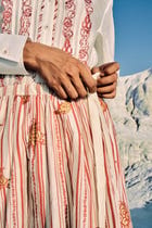 ⁠Htami Drawstring Panelled Skirt view 4