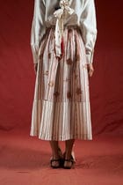 ⁠Htami Drawstring Panelled Skirt view 6