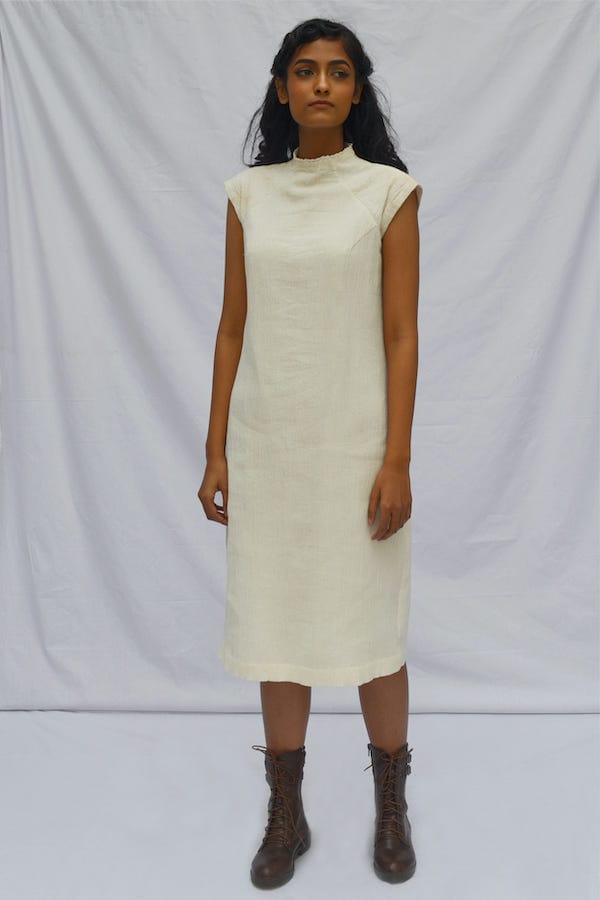 Crinkled Sheath Dress - image 3