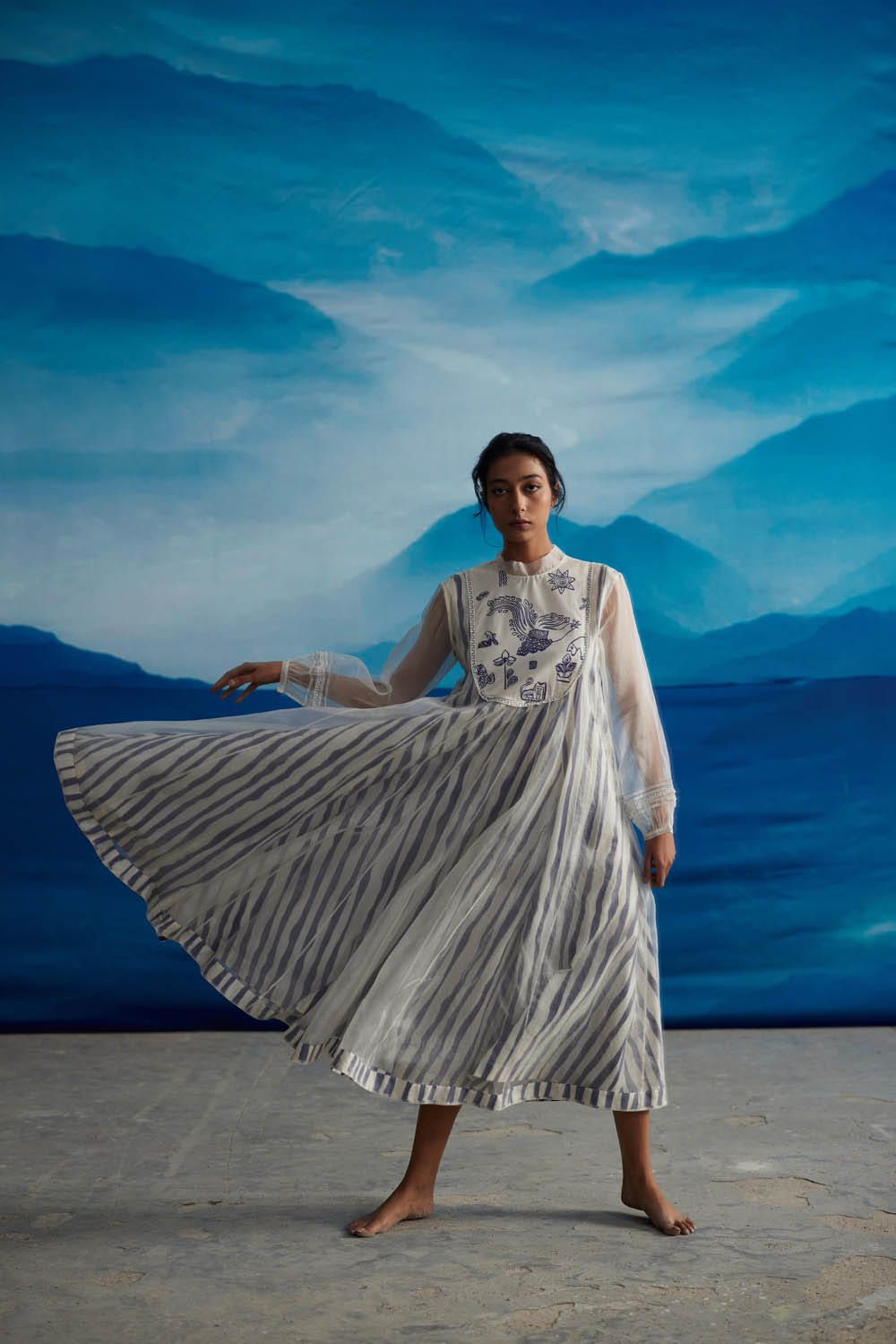 Blazing Yoke Dress - image 1