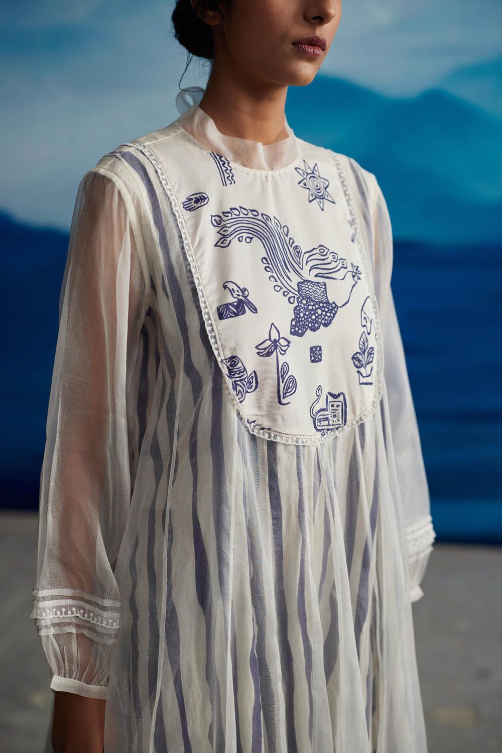 Blazing Yoke Dress - image 5