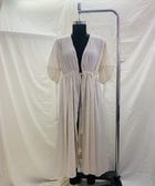 Self Ladder Lace Gathered Overlay view 1