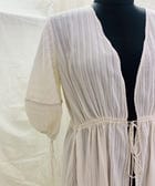 Self Ladder Lace Gathered Overlay view 3