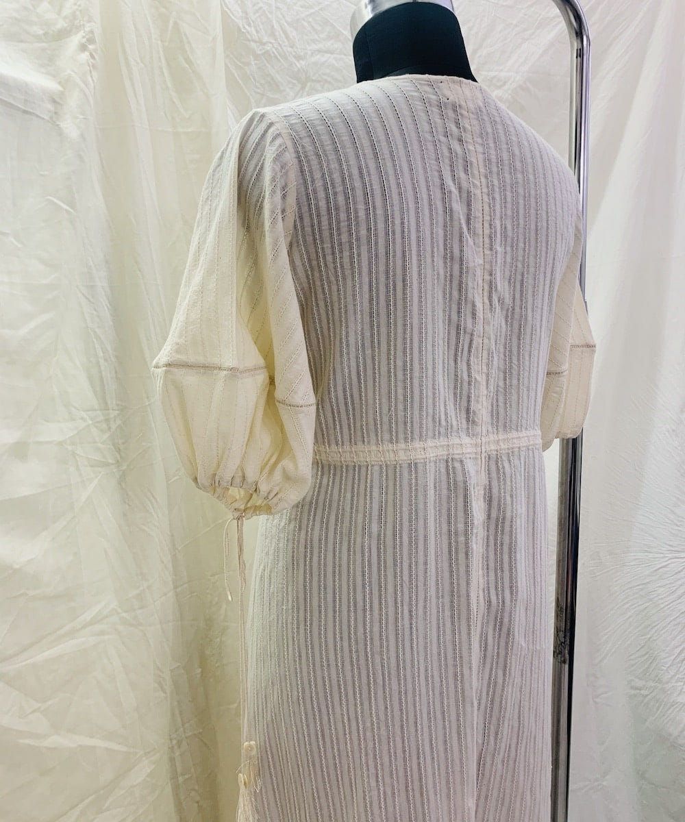 Self Ladder Lace Gathered Overlay - image 5