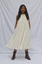 Side Placket Crinkled Dress view 3