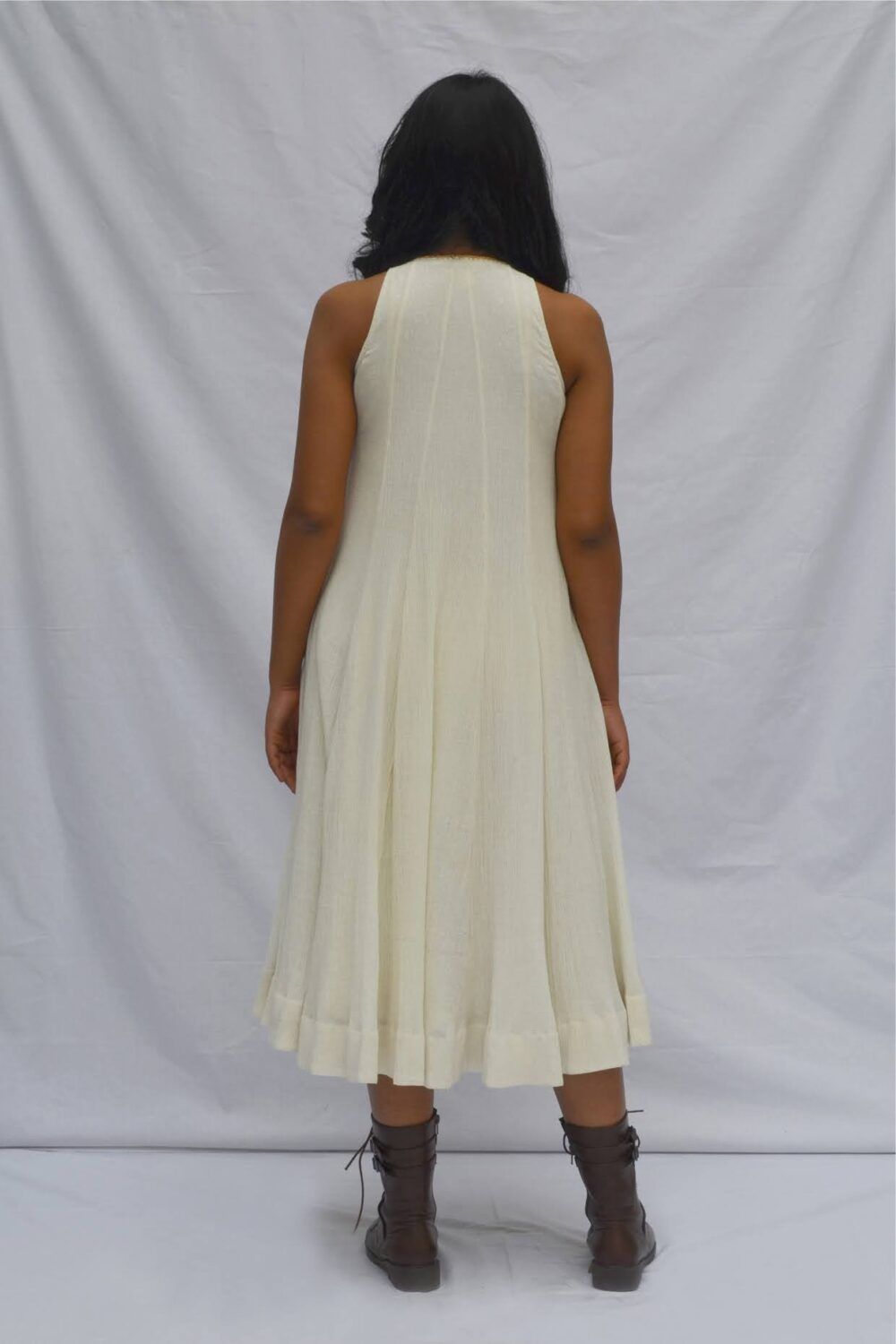 Side Placket Crinkled Dress - image 7