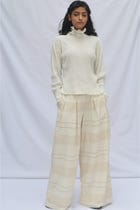 High Neck Crinkled Top view 3