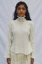 High Neck Crinkled Top view 4