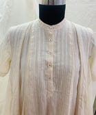 Self Ladder Lace Panel Dress view 1