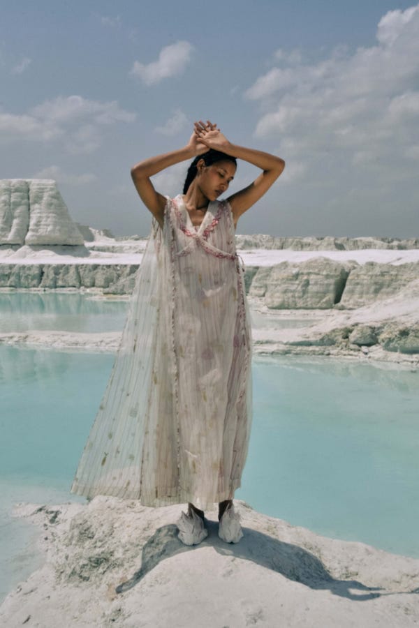 Ahmev — Ashin Organza Overlay