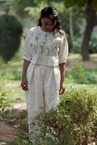 Maria Overlap Pleated Pants view 1