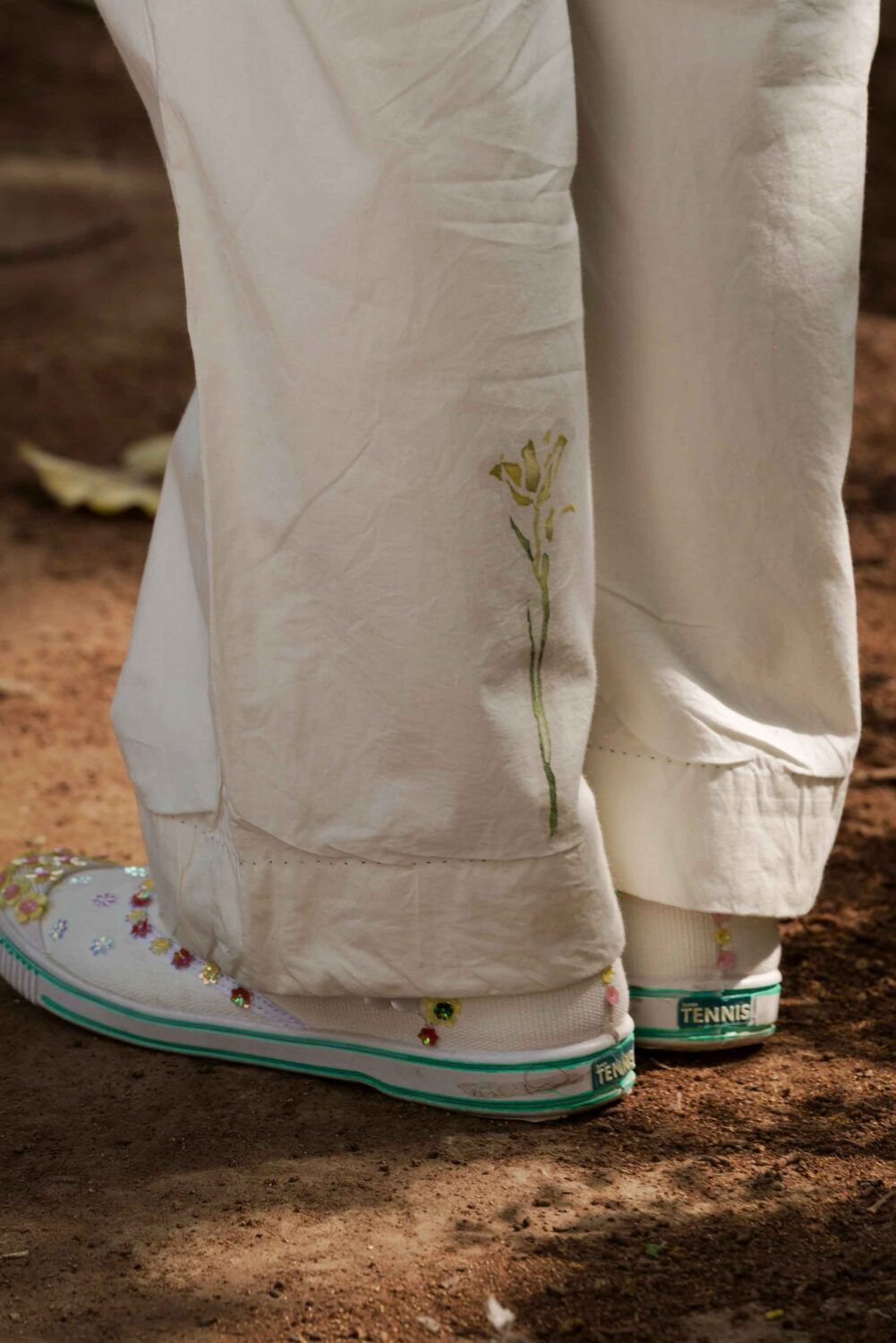 Maria Overlap Pleated Pants - image 3