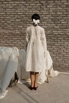 Snowdrop Smocking Dress + Slip view 4