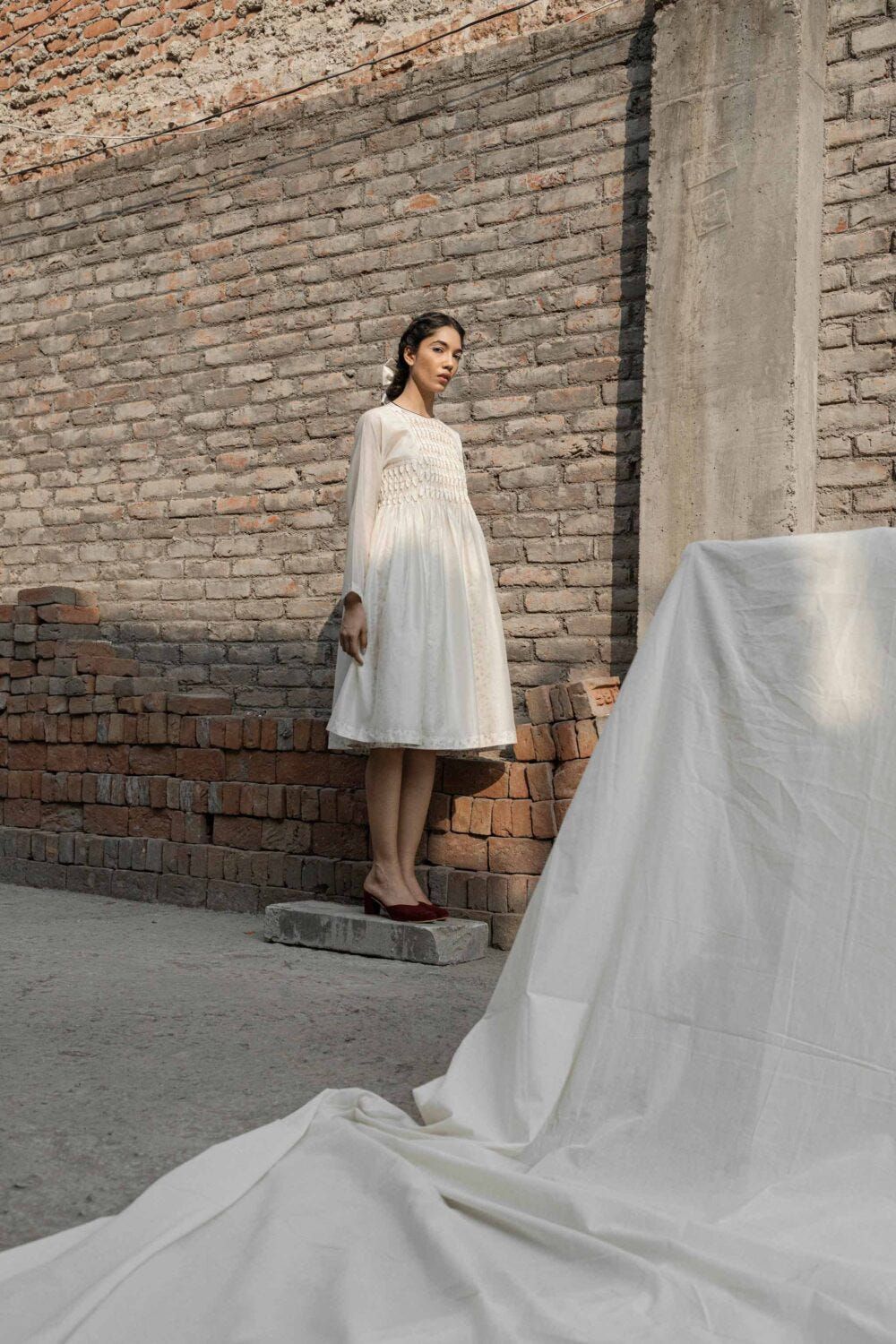 Snowdrop Smocking Dress + Slip - image 6