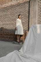 Snowdrop Smocking Dress + Slip view 6