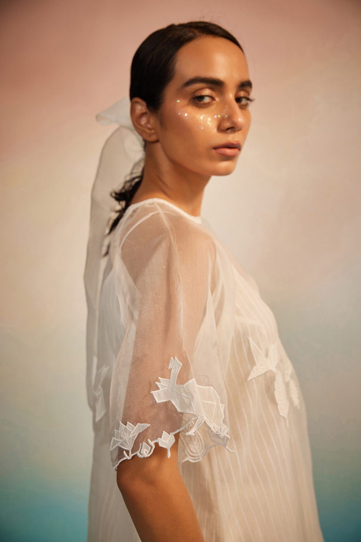 Yuugen Organza Kurta Set of 3 - image 2