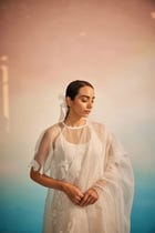 Yuugen Organza Kurta Set of 3 view 6