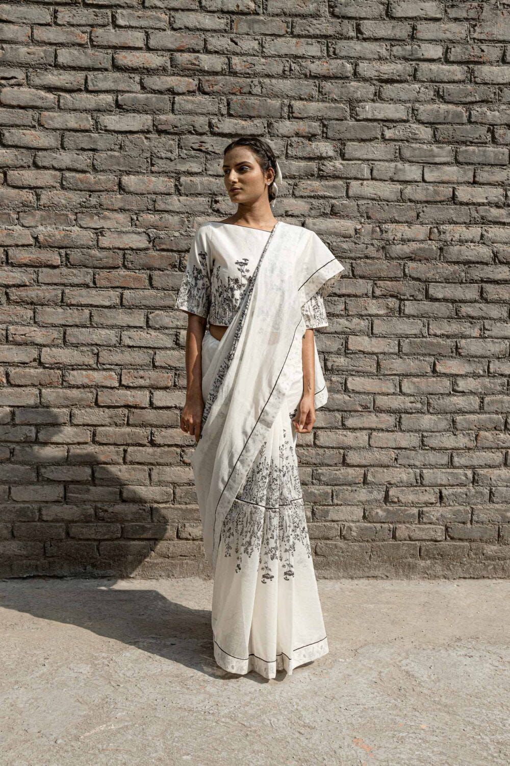 Ivy Chanderi Saree - image 1