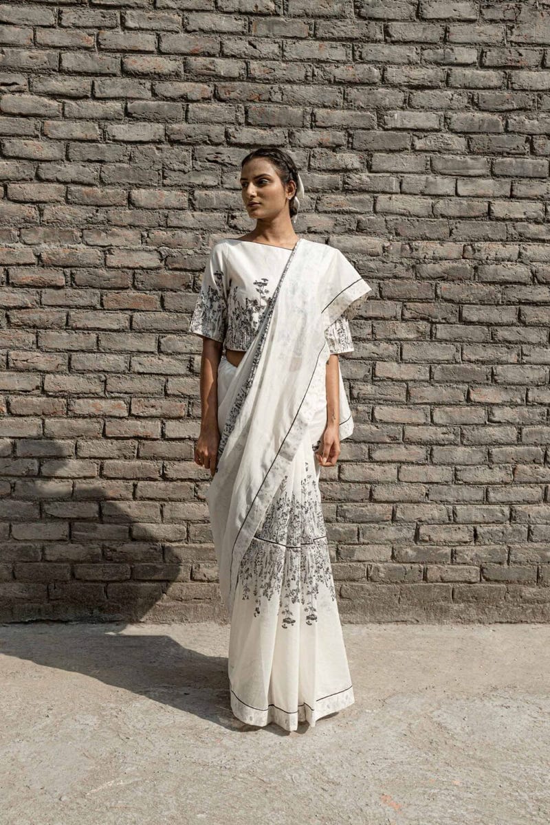 Ivy Chanderi Saree