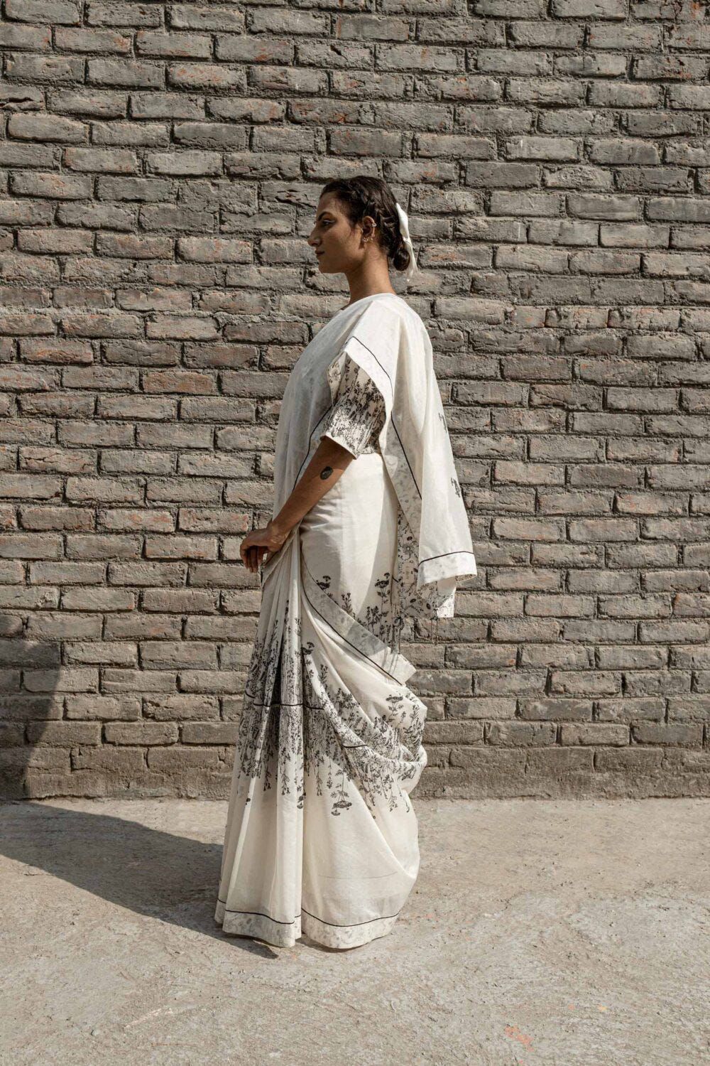 Ivy Chanderi Saree - image 4
