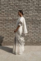 Ivy Chanderi Saree view 4