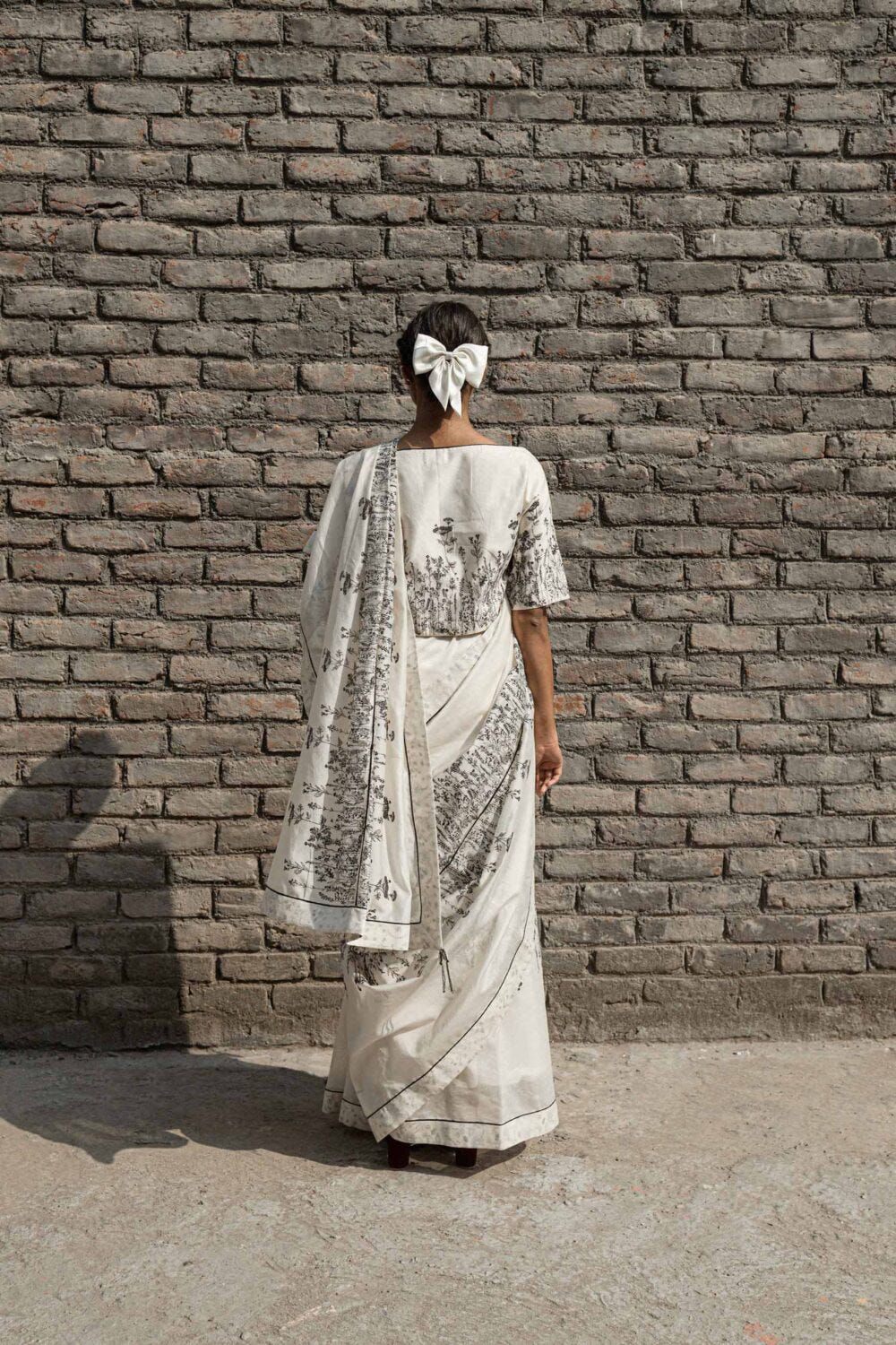 Ivy Chanderi Saree - image 5