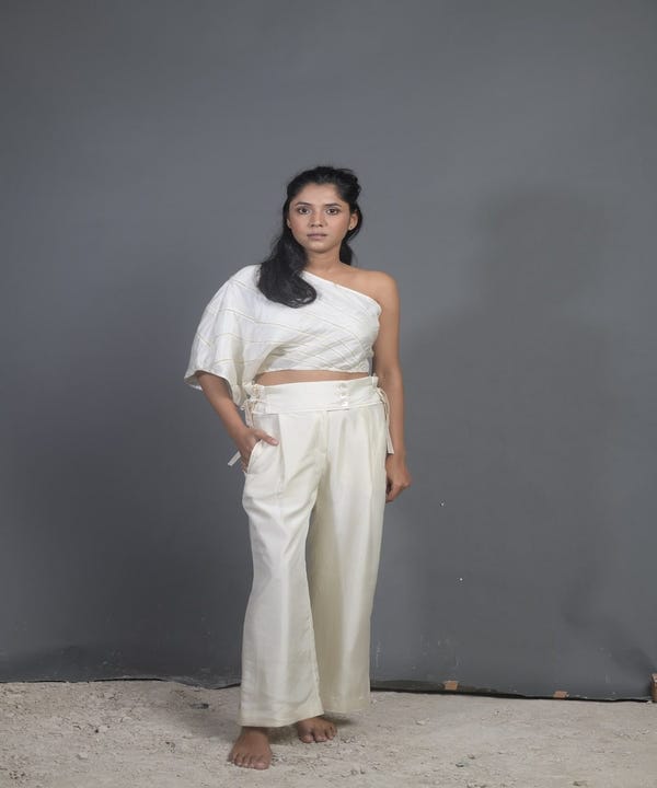 Ahmev — Divine One Shoulder Top