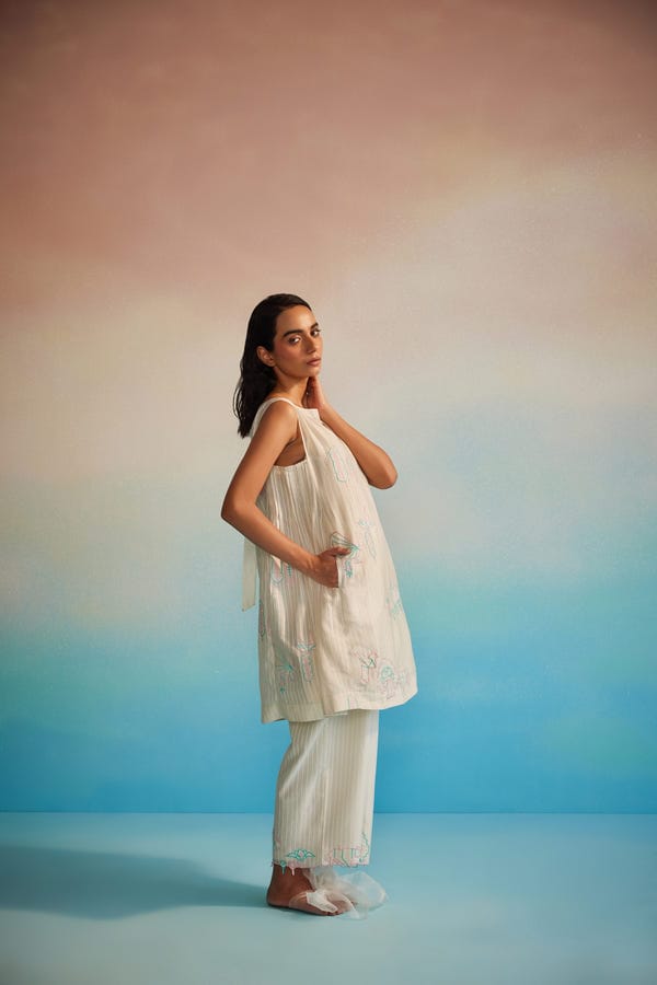 Ahmev — Hiroko Pleated Dress Set
