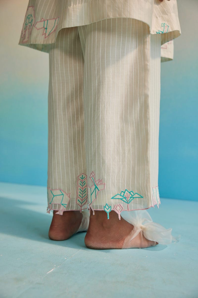 Shiori Applique Pants