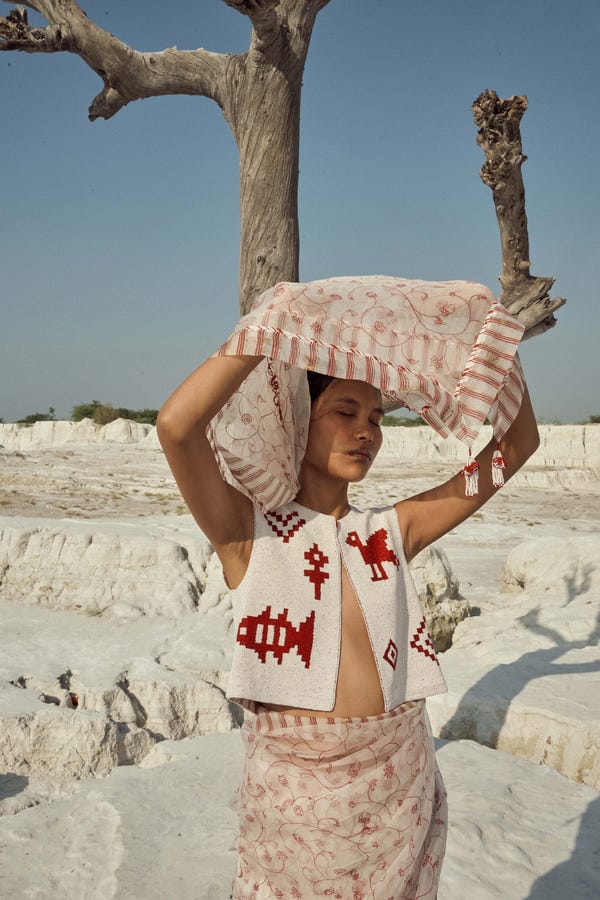 Ahmev — Wuna Beaded Vest