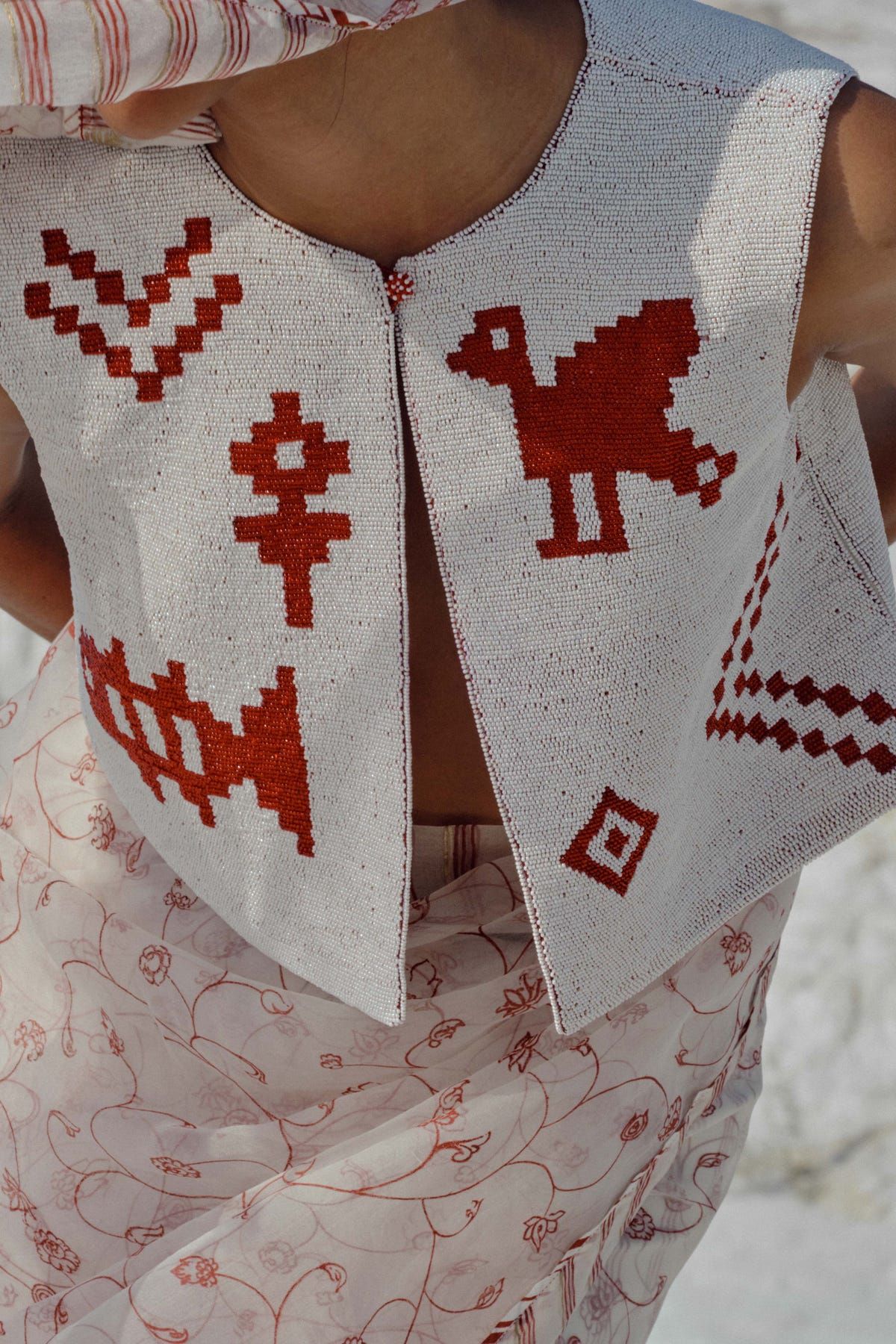 Wuna Beaded Vest - image 2