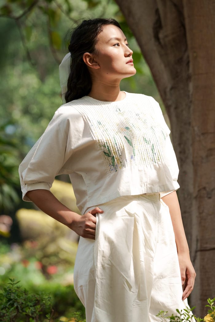 Jane Pin-Tuck Top - image 1