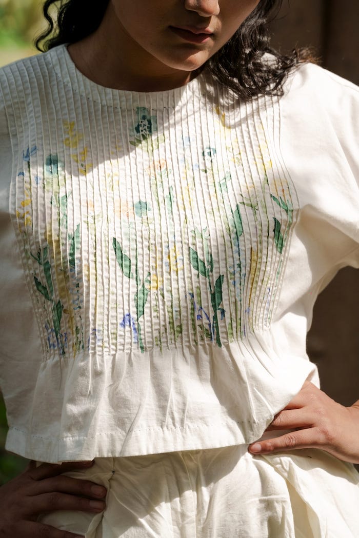 Jane Pin-Tuck Top - image 3