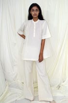 Gold Dot Panel Top With Sleeve view 1
