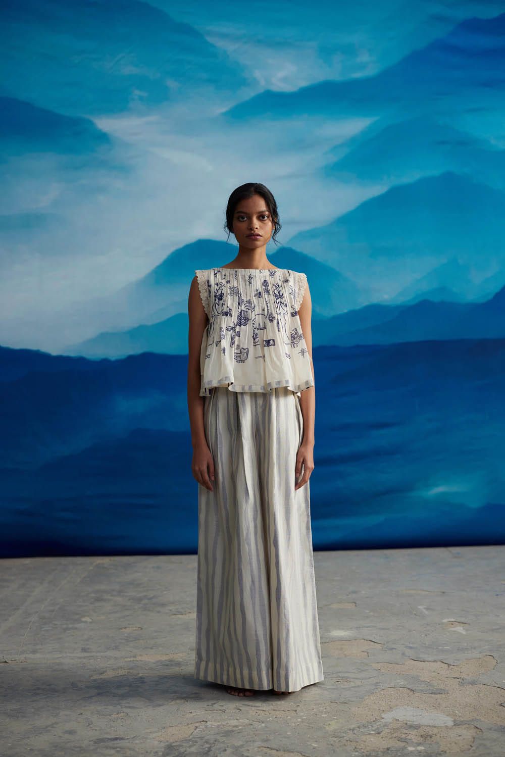 Calantha Pleated Top - image 1
