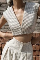 Moonflower Quilted Blouse view 1