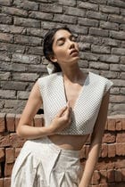 Moonflower Quilted Blouse view 4