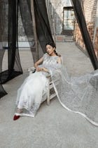 Calla Organza Saree view 2