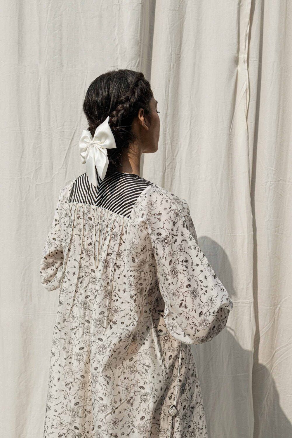 Gardenia Drawstring Dress + Slip - image 6