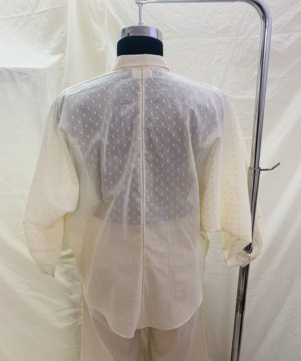 Ahmev — Gold Dot Dolman Sleeve Shirt