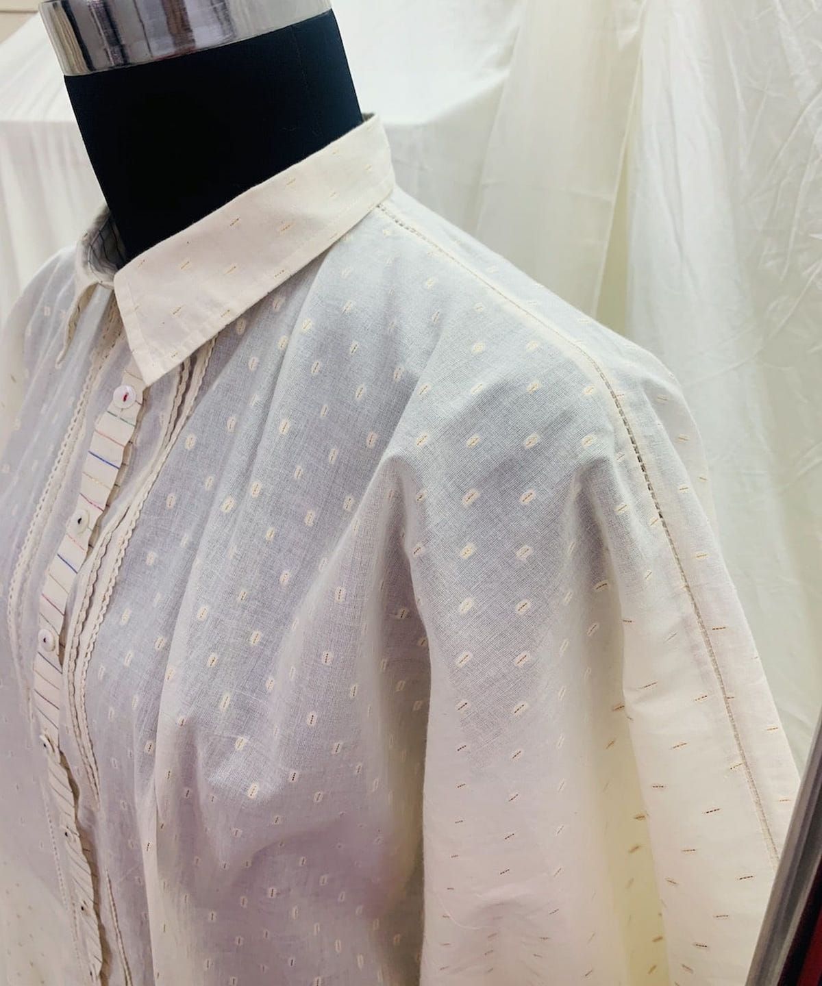 Gold Dot Dolman Sleeve Shirt - image 3