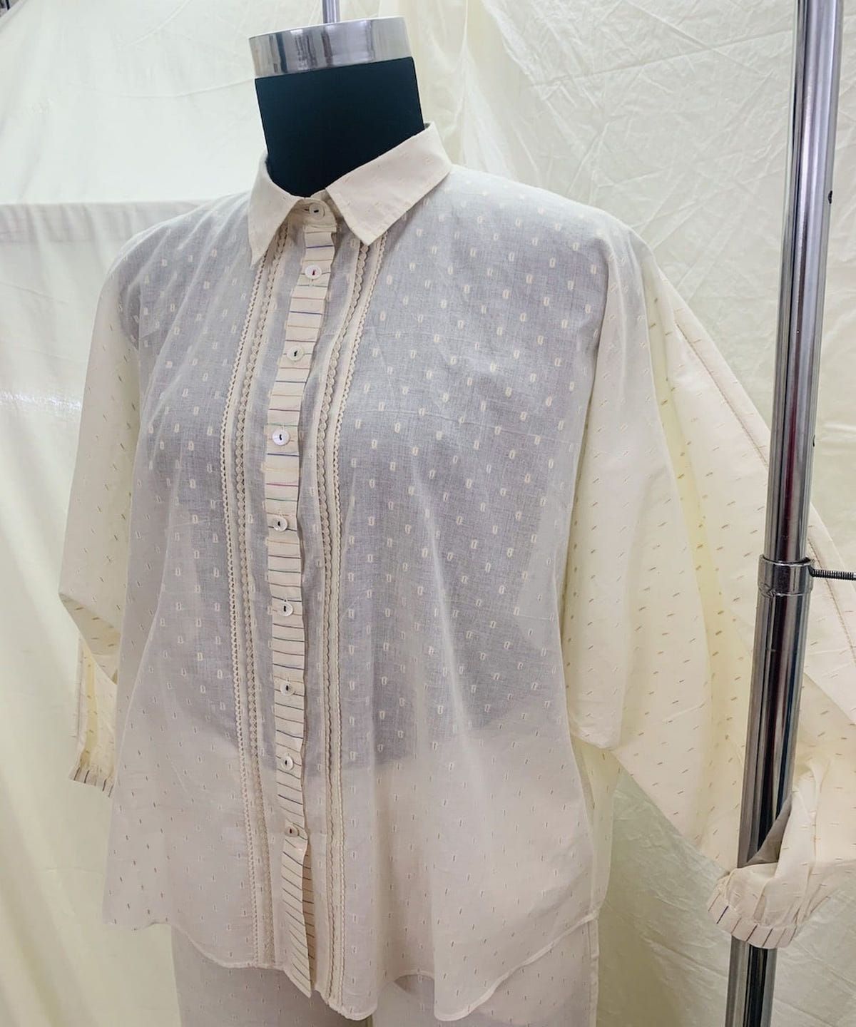 Gold Dot Dolman Sleeve Shirt - image 4