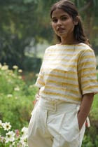 Martha Boat Neck Top view 4