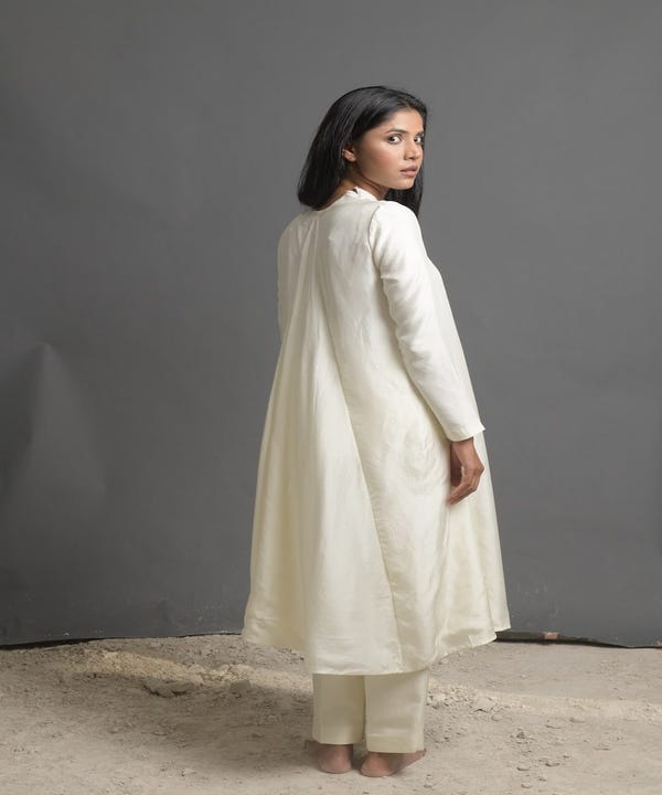Ahmev — Stunning Mukaish Emb Angrakha
