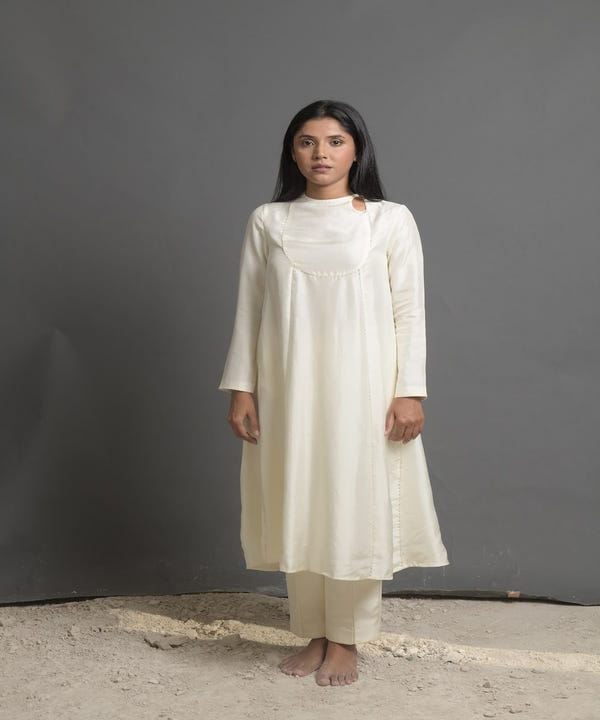 Ahmev — Stunning Mukaish Emb Angrakha