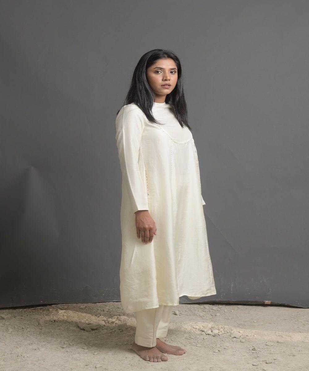 Stunning Mukaish Emb Angrakha - image 4