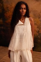 Hana Organza Halter Top view 1