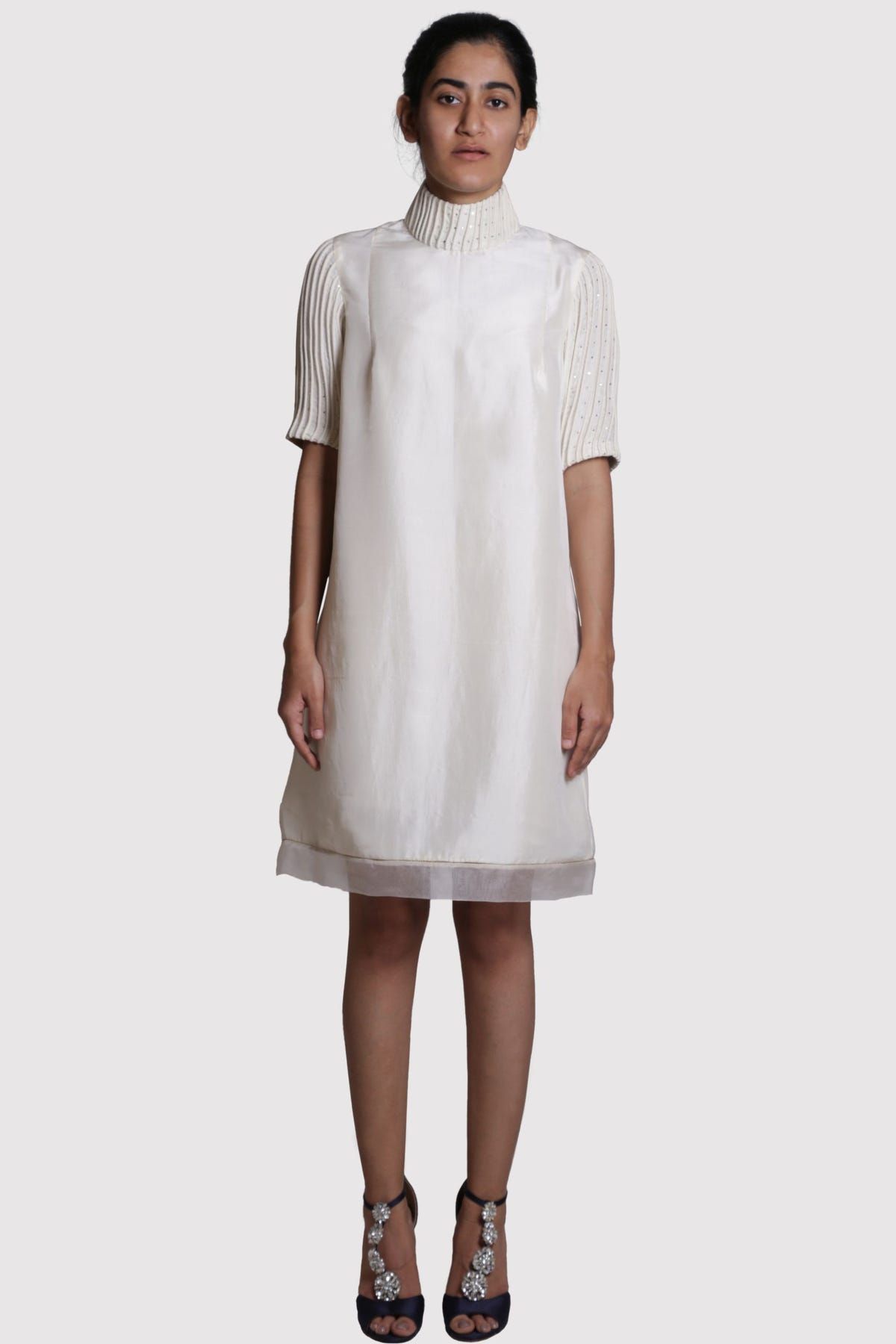 Empower Corded High Neck Dress - image 1