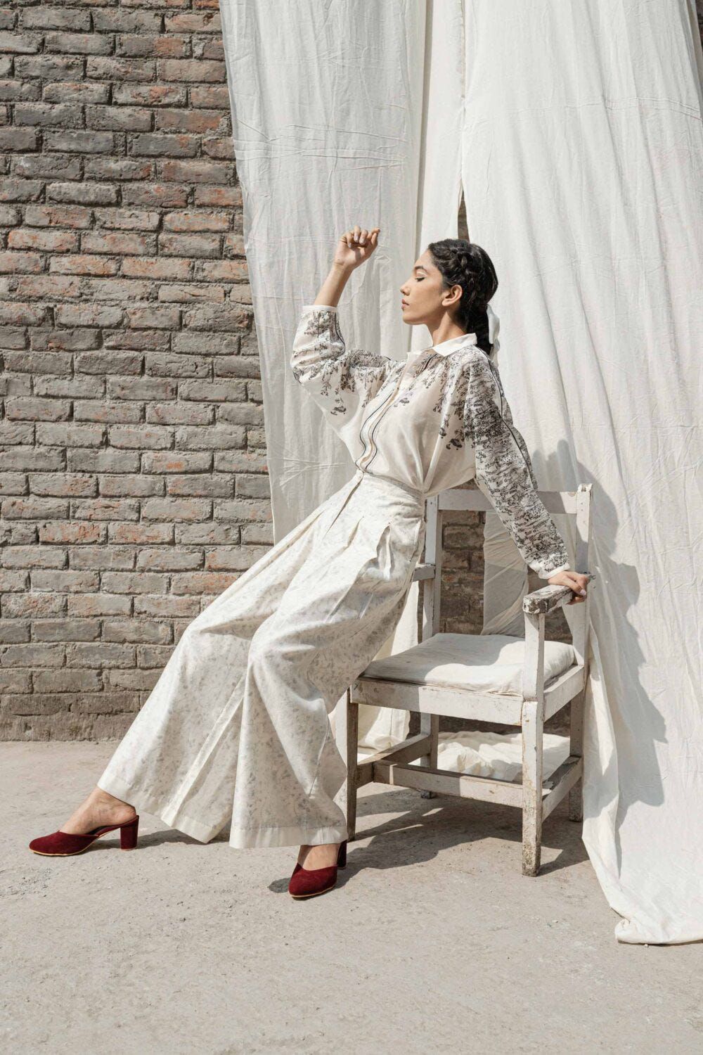 Belle 4 Pleated Pants - image 2